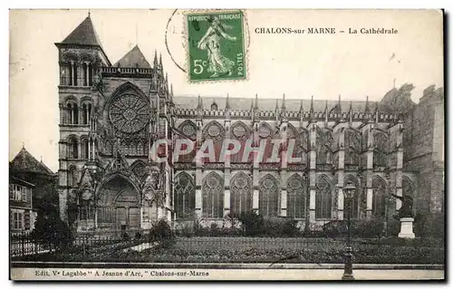 Cartes postales Chalons sur Marne La Cathedrale