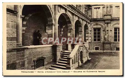 Cartes postales Toulouse Hotel D&#39Assezat Galerie De Clemence Isaure