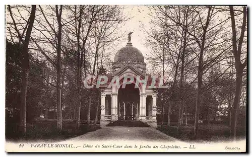 Cartes postales Paray Monial Dome du Sacre Coeur dans le jardin des Chapelains
