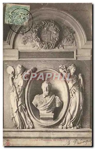 Cartes postales Crypte Tornbeau de Henri IV Basilique de St Denis