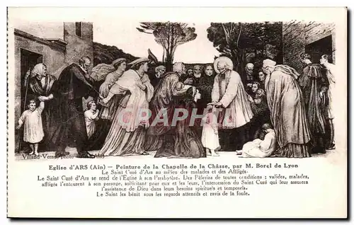 Cartes postales Eglise d'Ars Peinture de la Chapelle de la Chasse