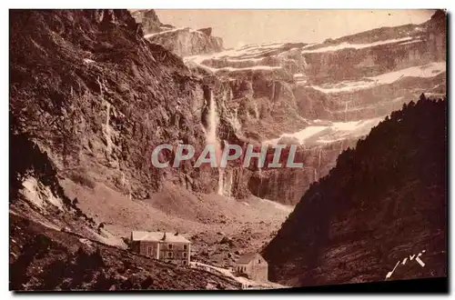 Ansichtskarte AK Gavarnie Le Cirque et ses cascades