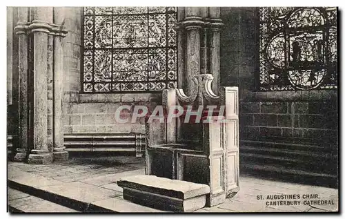 Cartes postales St Augustines Chair Canterbury Cathedral