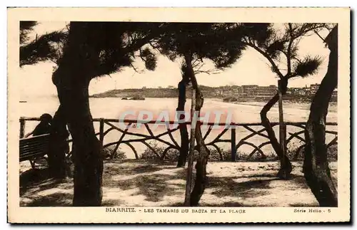 Cartes postales Biarritz Les Tamaris Du Basta Et La Plage