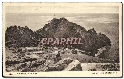 Cartes postales La Pointe du Raz Vue Generale et cote Nord