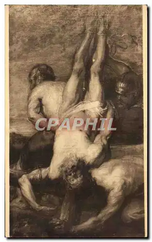 Ansichtskarte AK Van Dyck Le Martyre De St Pierre Martedood Van St Petrus Musee De Bruxelles