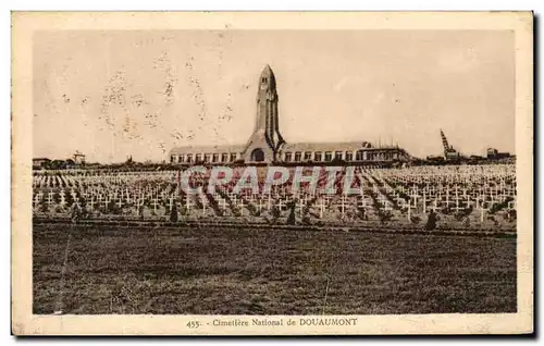 Ansichtskarte AK Cimetiere National De Douaumont