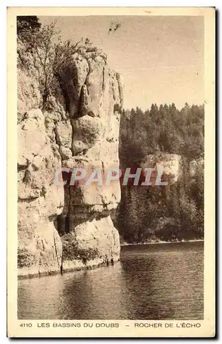 Cartes postales Les Bassins Du Doubs Rocher De l'Echo