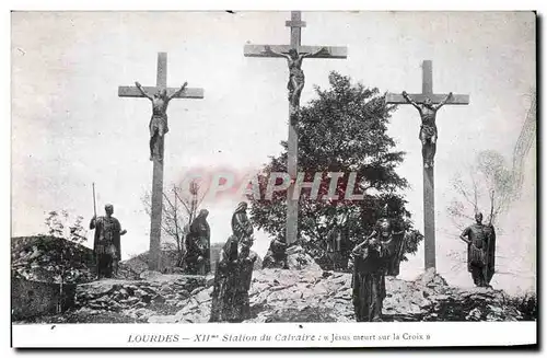 Ansichtskarte AK Lourdes Station Du Calvaire