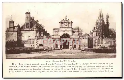 Cartes postales Chateau d&#39Anet