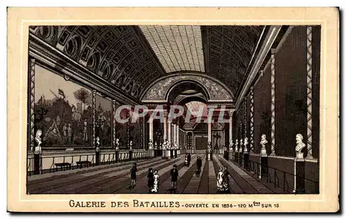 Cartes postales Galerie Des Batailles ouverte En 1836 Versailles