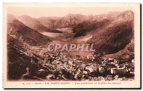 Cartes postales Le Mont Dore Vue generale et Vallee du Sancy