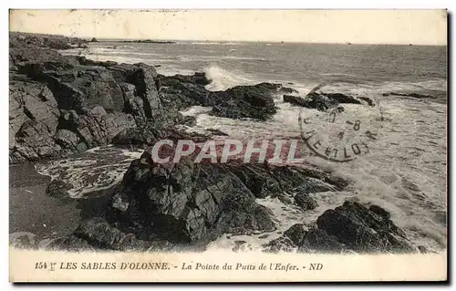 Cartes postales Les Sables D'Olonne La Pointe du Puits de l'Enfer
