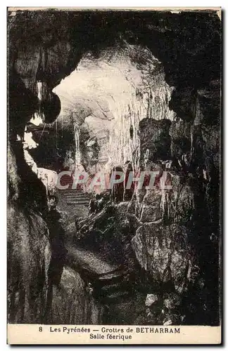 Cartes postales Les Pyrenees Grottes de Betharram Salle feerique