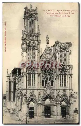 Cartes postales Nancy Eglise St Pierre