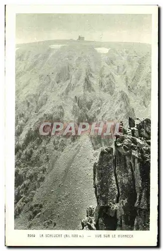 Cartes postales La Schlucht Vue Sur Le Honneck