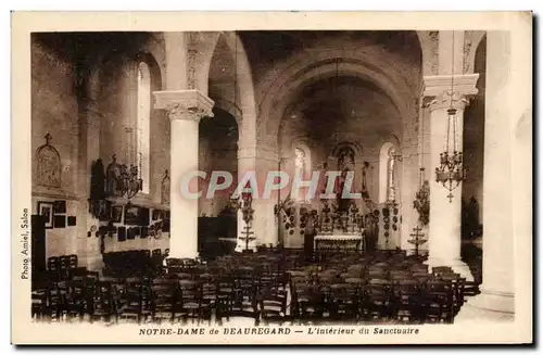 Cartes postales Notre Dame de Beauregard L&#39interieur du Sanctuaire