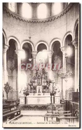 Cartes postales Paray Monial Interieur de la Basilique
