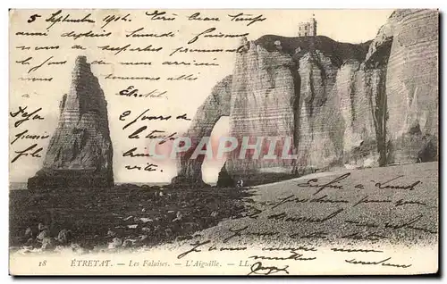 Cartes postales Etretat Les Falaises L&#39Aiguille