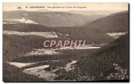 Cartes postales Gerardmer Vue Generale Sur Le Lac de Longemer