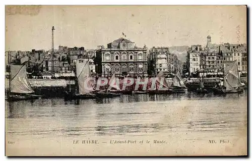 Cartes postales Le Havre L&#39Avant Port et le Musee Bateaux