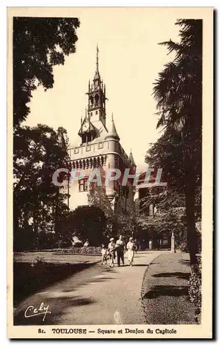 Cartes postales Toulouse Square et Donjon du Capitole