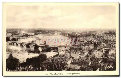 Cartes postales Toulouse Vue Generale