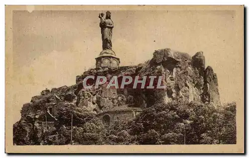 Ansichtskarte AK Le Puy La Statue Colossale De Notre Dame De France