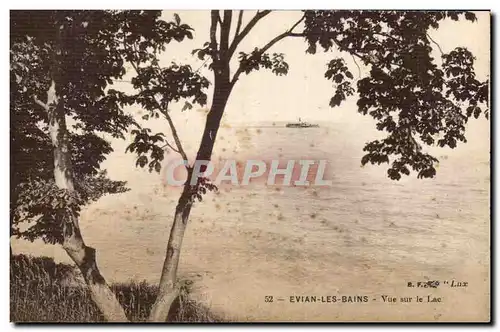 Cartes postales Evian Les Bains Vue Sur Le Lac