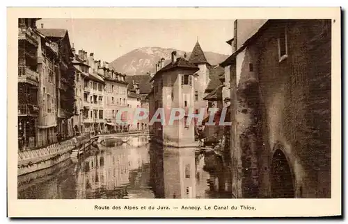 Ansichtskarte AK Route Des Alpes Et Du Jura Annecy Le Canal Du Thiou