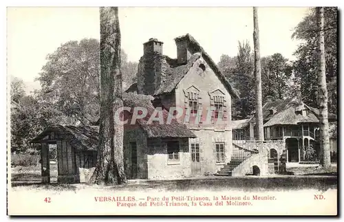 Ansichtskarte AK Versailles Parc Du Petit Trianon La Maison Du Meunier Parque Del Patit Trianon