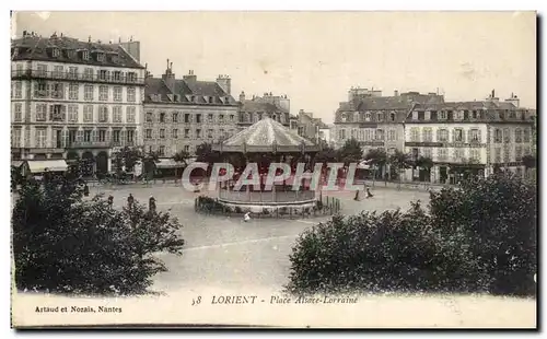 Cartes postales Lorient Place Alsace lorraine