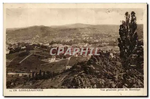 Cartes postales Lons Le Saunier Vue Generale Prise de Montaigu