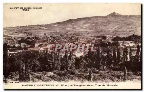 Cartes postales St Germain Leybron Vue generale et tour de moncelet