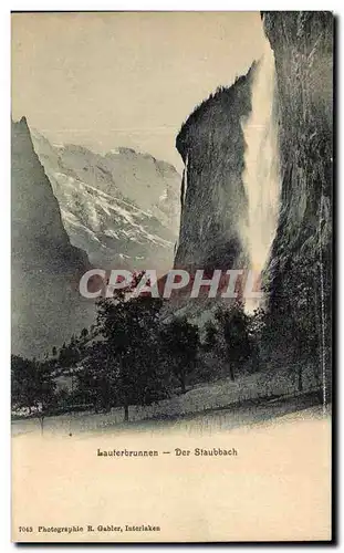 Cartes postales Lauferbrunnen Der Staubbach