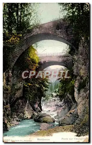 Cartes postales Montbovon Ponts Sur l&#39Hongrin