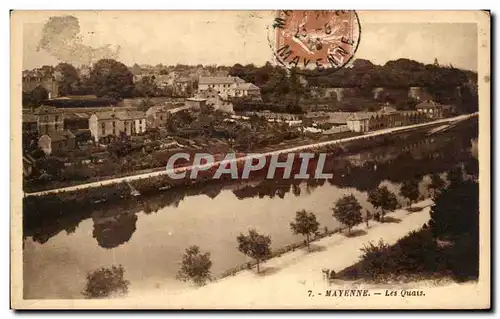Cartes postales Mayenne Les Quais