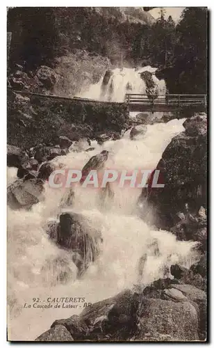 Ansichtskarte AK Cauterets Cascade de Lutour