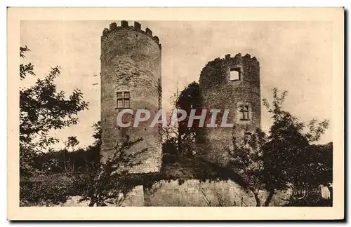 Cartes postales Les Chateaux De La Loire Les Tours Chateau Mars au Crepuscule