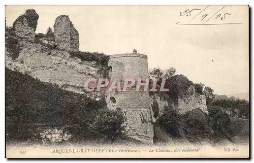 Cartes postales Arques La Bataille Le Chateau Cote Occidental