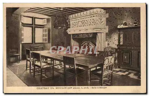 Cartes postales Chateau Du Moulin Salle a Manger