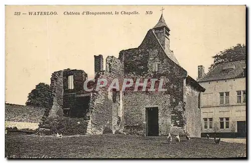 Cartes postales Waterloo Chateau d&#39Hougoumont la Chapelle