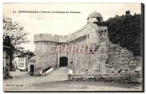 Cartes postales Bourdeilles Entree Principale du Chateau
