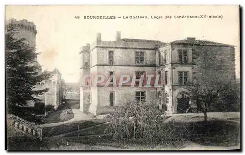 Cartes postales Bourdeilles Le chateau Logis des Senechaux