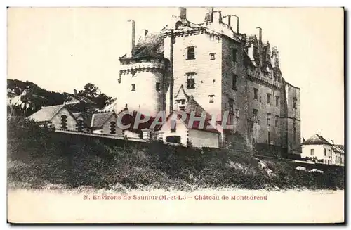 Ansichtskarte AK Environs de Saumur Chateau de Montsoreau