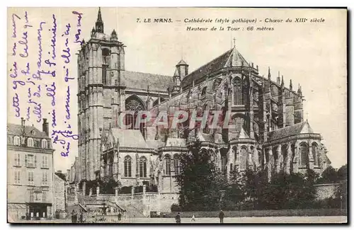 Cartes postales Le Mans Cathedrale