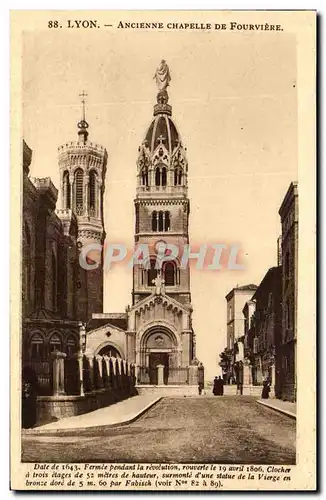 Ansichtskarte AK Lyon Ancienne Chapelle De Fourviere