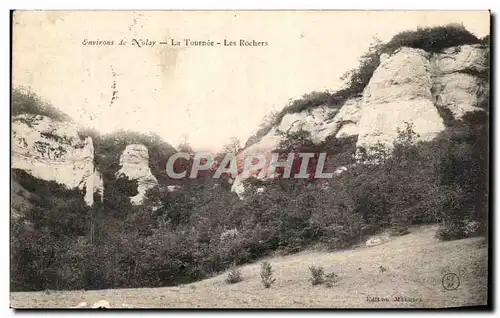 Cartes postales Environs de Nolay La Tournee Les Rochers