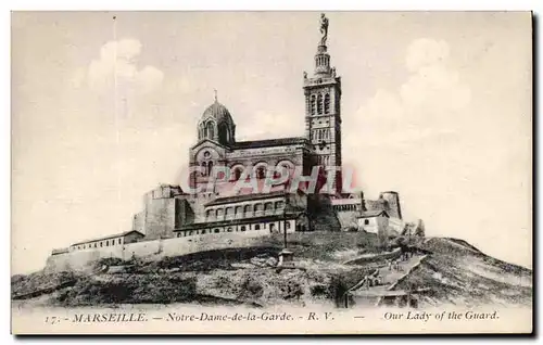 Cartes postales Marseille Notre Dame de la Garde