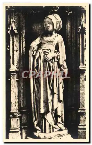 Cartes postales Eglise De Brou Statuette D&#39Un Tombeau